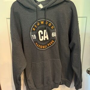 Gray Redwood National Park Hoodie
